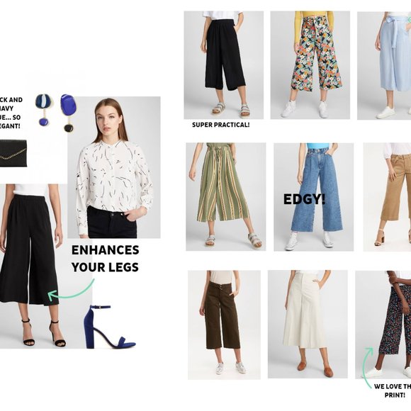 Joseph Ribkoff Brown Pleated Gaucho Pants Vintage Size 8 - Picture 9 of 12